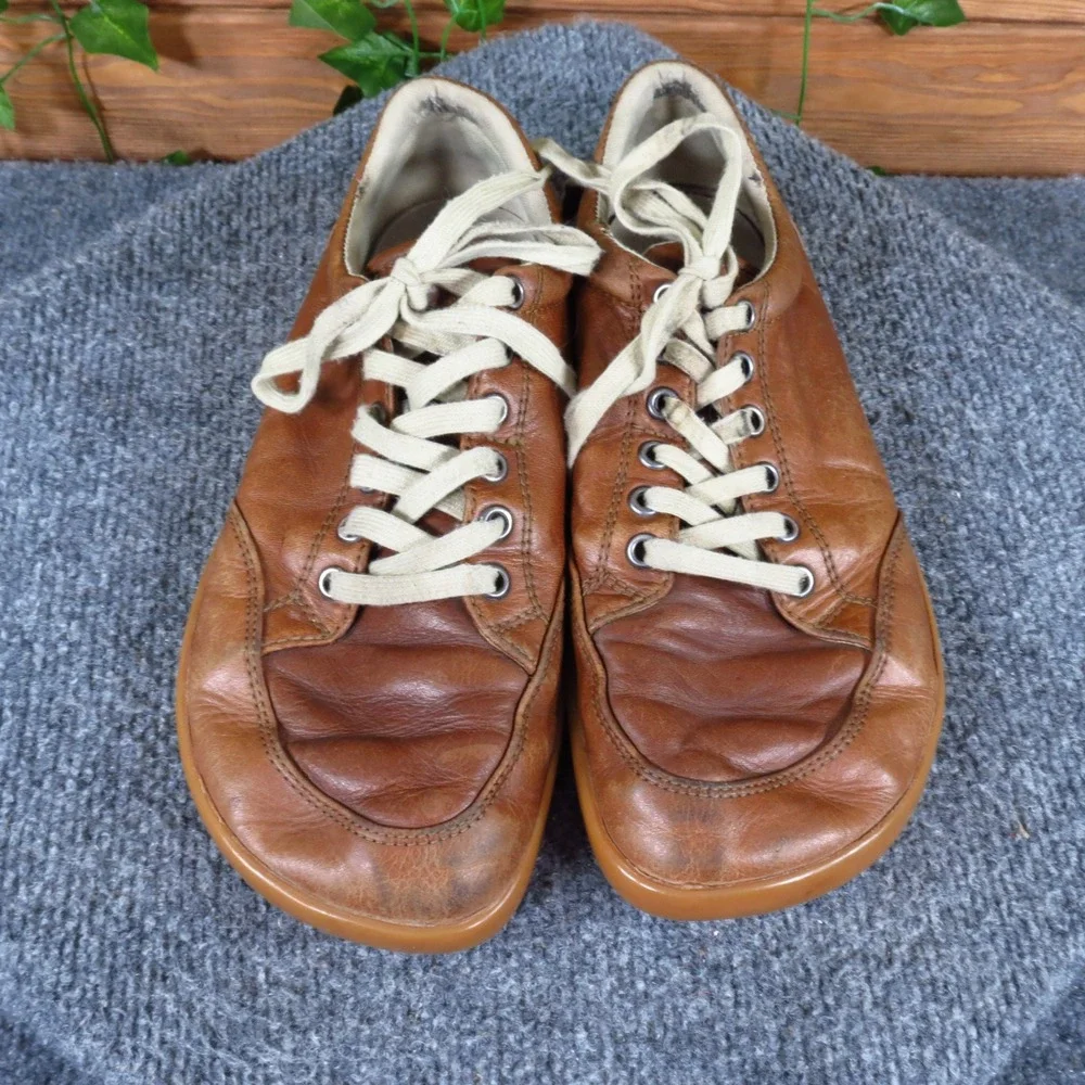 Splay Freestyle Men 7 Women 9 Barefoot Minimalist Sneakers Brown Leather Shoes